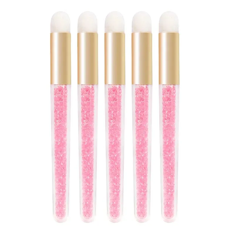 5 τμχ Diamond Clean Nose Brushes Brown Nose Blackhead Comedones Cleaning Brush Professional Eyelash Extensions Makeup
