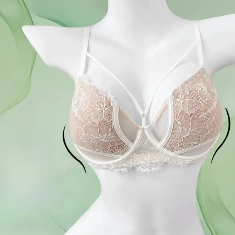1. BANERDANNI סקסית Pure Desire חזיית סט מזער חזה גדול תמיכת Push Up Side אנטי צניחת הלבשה תחתונה נגד התרחבות חמה מכירה הטובה ביותר