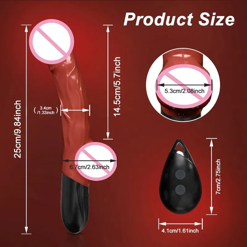 דחיפה אוטומטית G Spot דילדו מכונות מין כוס יניקה ויברטור 10 מצב רטט דגדגן נרתיק גירוי אנאלי צעצועים למבוגרים