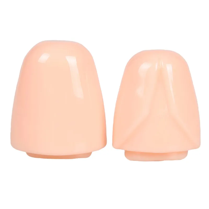2 יחידות שרוולי פין מודגשים נמשכים Glans Extender קונדום עיכוב טבעת נדן צעצועי מין לגבר