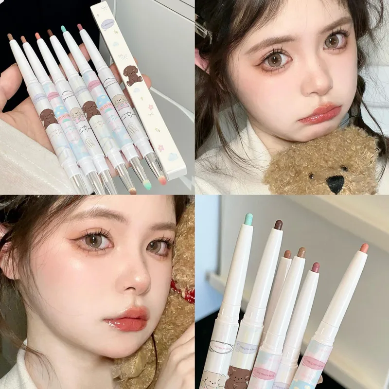 Pearlescent Grape Eyeliner Gel With Brush Blend Silky Smooth Tea Brown Pink Lying Selyemhernyó Vízálló Eye Liner Ceruza Smink