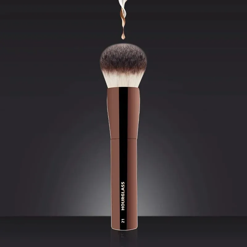 1pc HG Pro Foundation retra Makeup brushes Powder contour Blusher Make up brush metal handle Highlight Bronzer high end Walang kahon