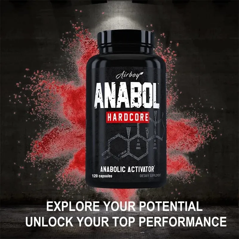 Anabol Hardcore - Make Your Muscles Bigger Stronger Harder & Denser Promote Muscle Growth Increase Strength and Endurance