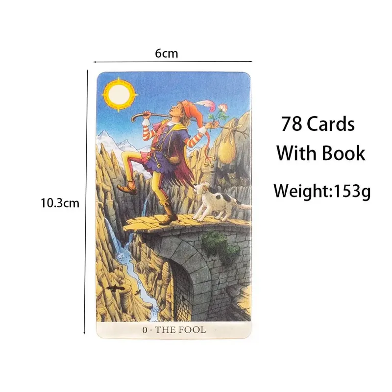 The Longest Dream Cards Tarot Deck 78pcs with Instruction Booklet Ιδανικό για\r\n λάτρεις και λάτρεις των επιτραπέζιων παιχνιδιών