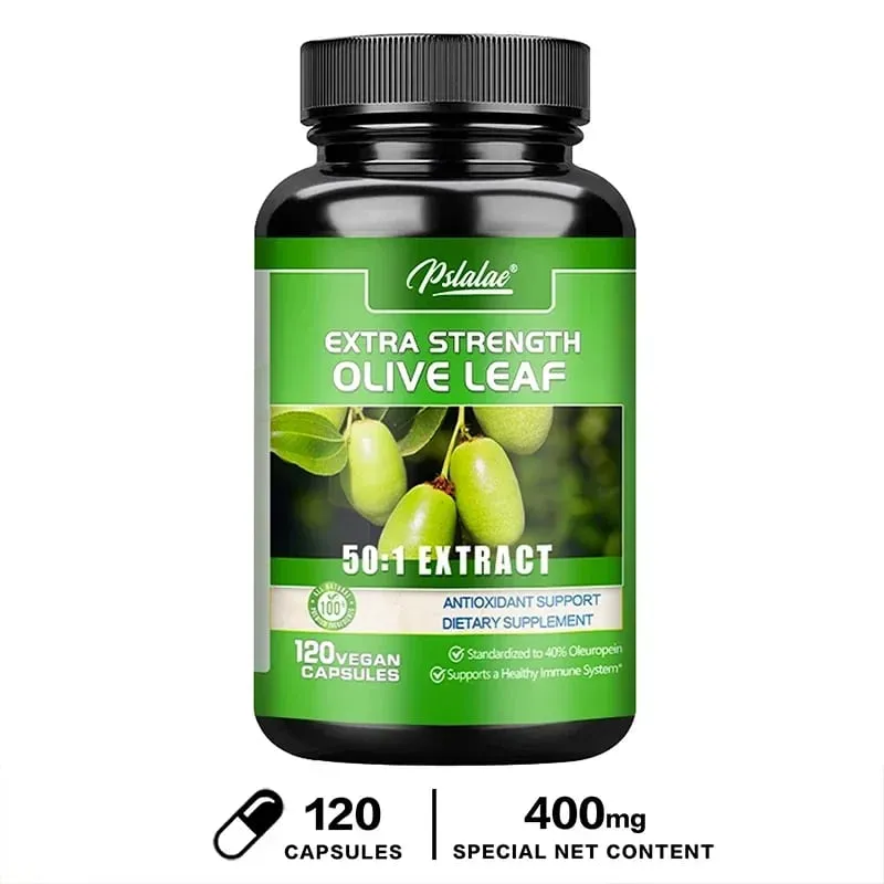 Olive Leaf Capsules - Antioxidant Improves Skin Condition Improves Blood Circulation Promotes Heart and Cardiovascular Health