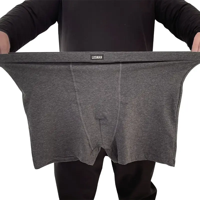 90-200kg 남성용 복서 반바지 플러스 사이즈 속옷 전체 코튼 원단 고품질