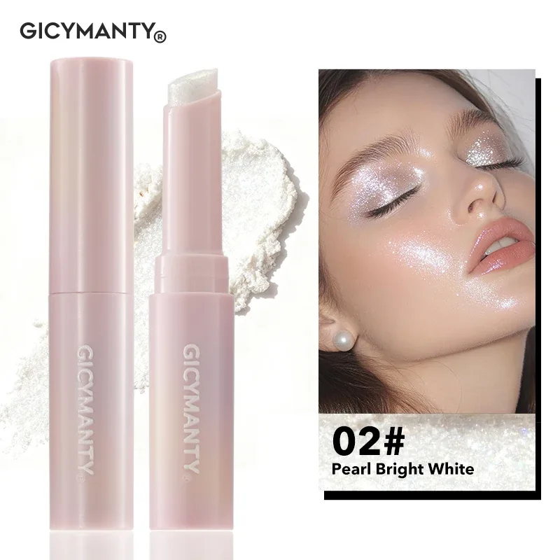 Shimmer Eyeshadow Stick Quick-Dry Film Locking Light που δεν ξεθωριάζει Sparkle Eye Shadow Face Body Lip Highlighter — image 9