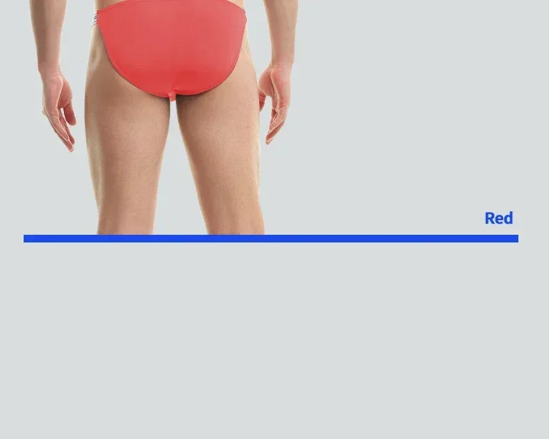 Men's Underwear Solid Color Elastic Tight Sexy Low Waist Ice Silk High Fork Thong Fitness Sports Comfortable Triangle Shorts