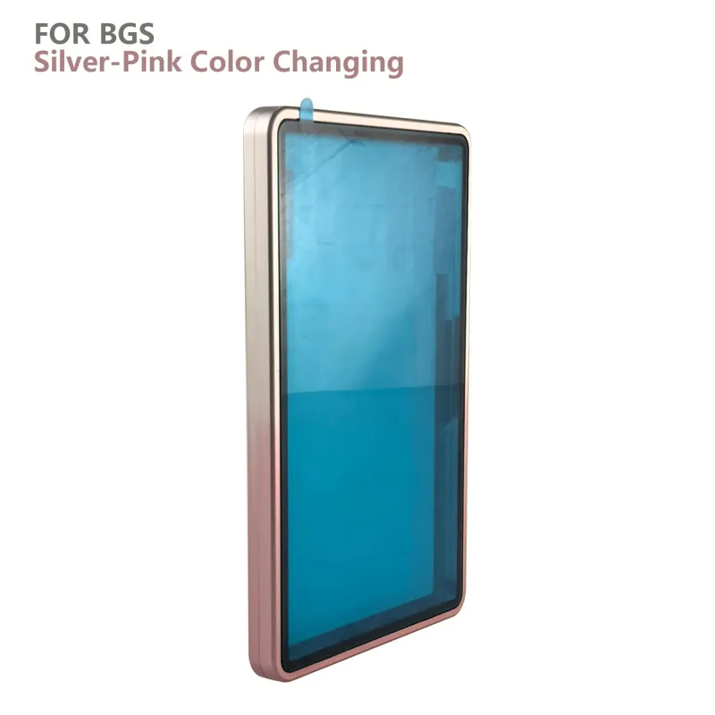 Casing Pelindung Kartu Bertingkat Aloi Aluminium Warna Gradien untuk Tempat Pajangan Bumper Kartu Perdagangan Tahan Gores UV & BGS PSA/BGS