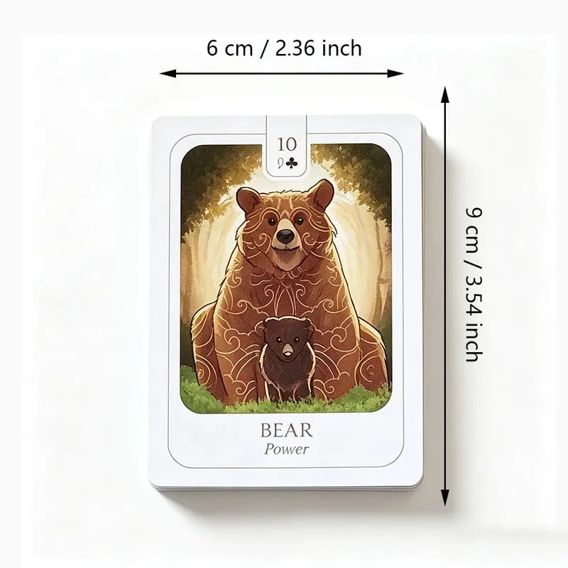Simplicity Lenormand Deck 41 τμχ Όμορφες εικονογραφημένες κάρτες με ουσιαστικό συμβολισμό με Yes No Ίσως κάρτες 9*6cm