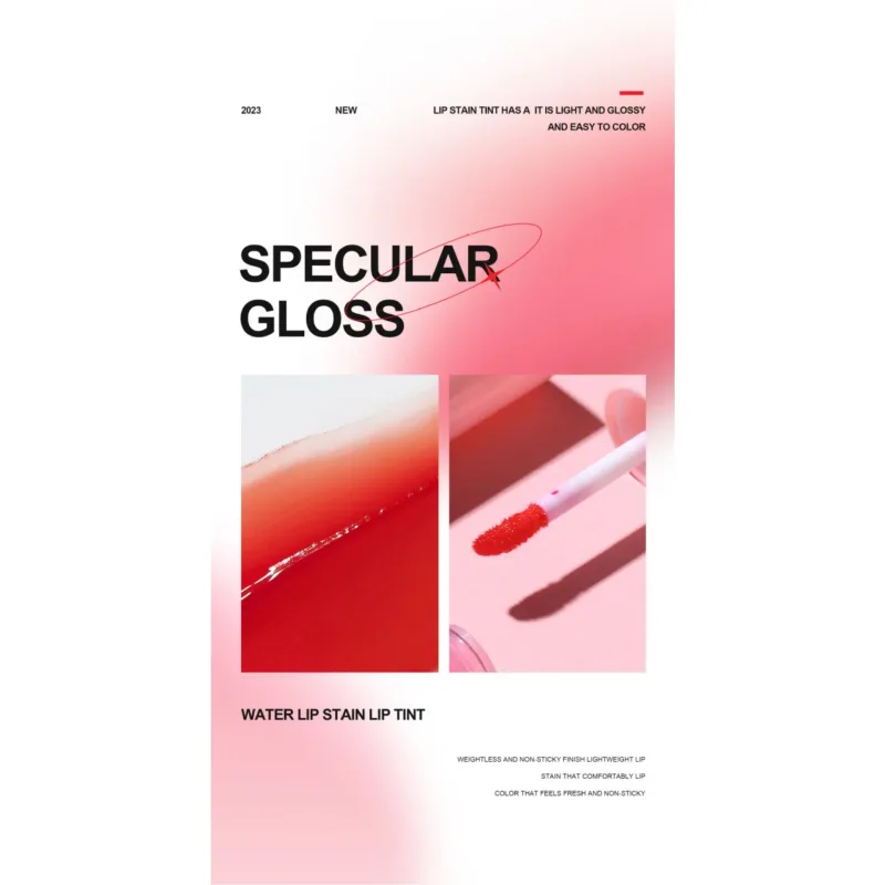 Πολλαπλές χρήσεις 6 χρωμάτων Lip Gloss Cheek Tint Μεγάλης διάρκειας Ενυδατική Βαφή χειλιών Blush Μακιγιάζ Lip Stain Glossy Lipgloss Cosmetics