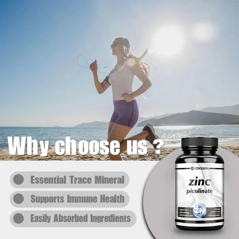 Κάψουλες Picolinate Zinc - Ενισχύει την Ανοσολογική Υποστήριξη Ύπνου & Ενέργειας