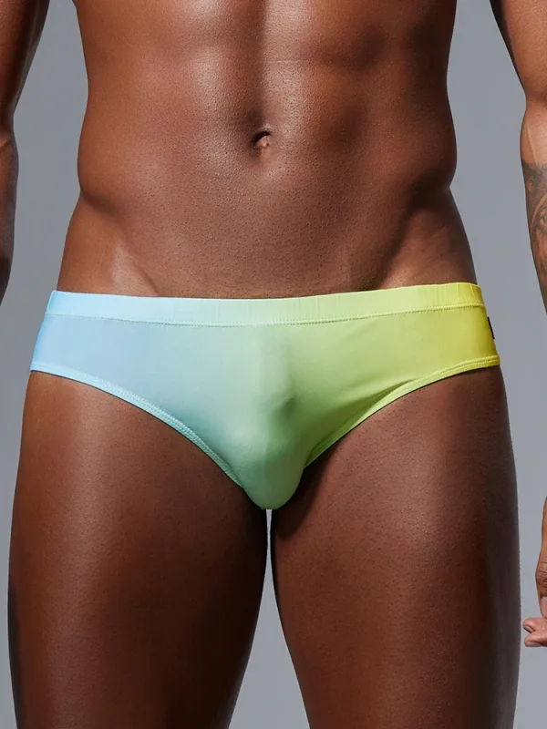 Men's triangular underwear with ice silk thin design, fast drying, high elasticity, low waist, sexy, slim fit, youth fashion