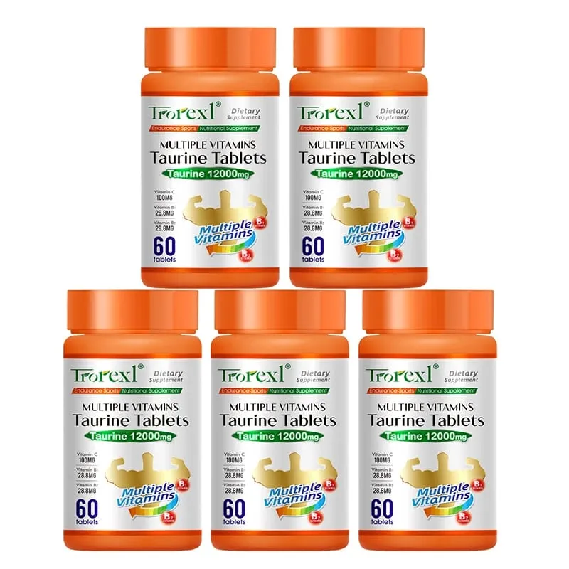 Multiple Vitamins Taurine Tablets for Energy boost fatigue relief and enhance physical strength