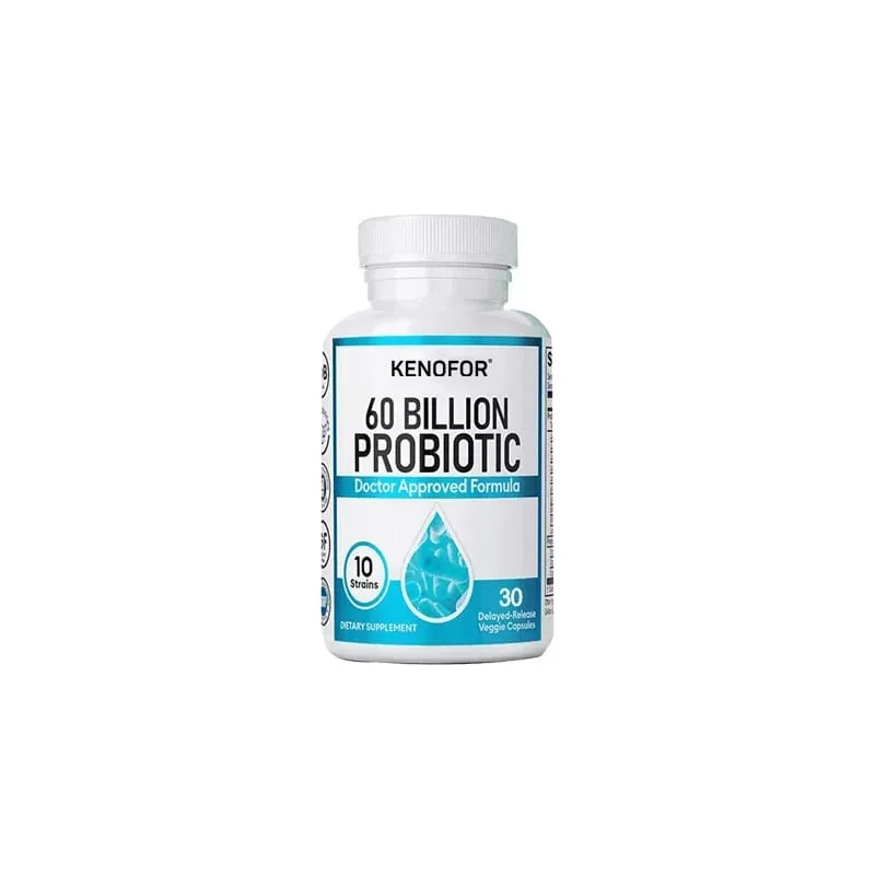 60 Bilyong Probiotic Supplement - 10 Natatanging Strain + Organic Prebiotics - Suporta sa Pagpapalakas ng Immune System sa Gut at Digestive Health — image 8