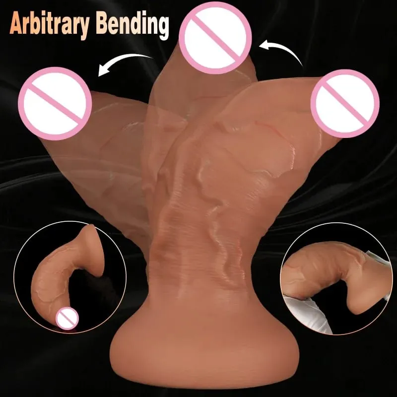 Super Large Anal Dildos Thick Realistic Penis Silicone Big Dick Butt Plug Masturbatior with Suction Cup Sex Toys for Women Men