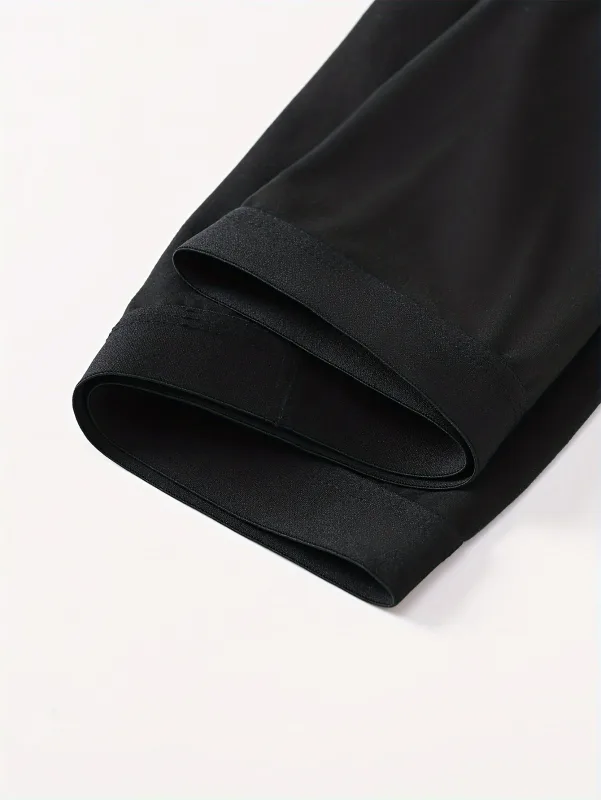 3/10 Piece Set of Men's Underwear Black Color Classic Fashion Men Underpant High Stretch Boxer Shorts Plus Size Teenage Panties