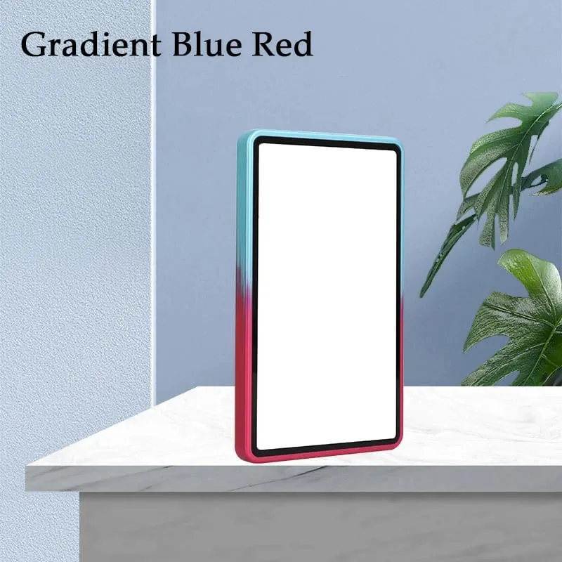 Casing Pelindung Kartu Bertingkat Aloi Aluminium Warna Gradien untuk Tempat Pajangan Bumper Kartu Perdagangan Tahan Gores UV & BGS PSA/BGS