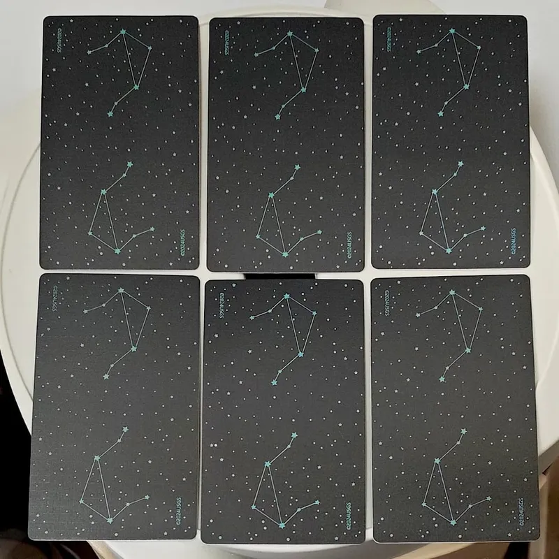 Star Maiden Tarot Pakli 78 kártyapakli Esztétikus Égi Isteni Tarot Kártyák Kétrészes Merev Dobozban 12*7cm Dupla dombornyomással
