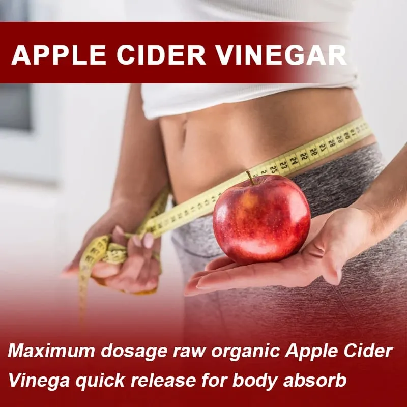 Alxfresh Apple Cider Vinegar Capsules na may Zinc Vitamins | 1000mg | Healthy Supplement Non-GMO