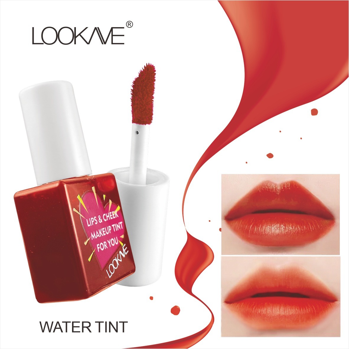 Lip Cheek Water Tint Matte Lip Stain Ενυδατικό Fruit Liquid Lipstick Blush 6 Χρώμα Lip Gloss Αδιάβροχα Καλλυντικά μακράς διαρκείας