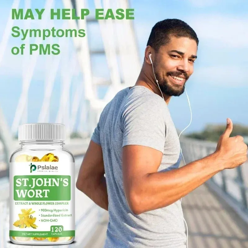 St. John's Wort Extracts and Whole Flower Complex - Stress Relief for Emotional and Mental Health