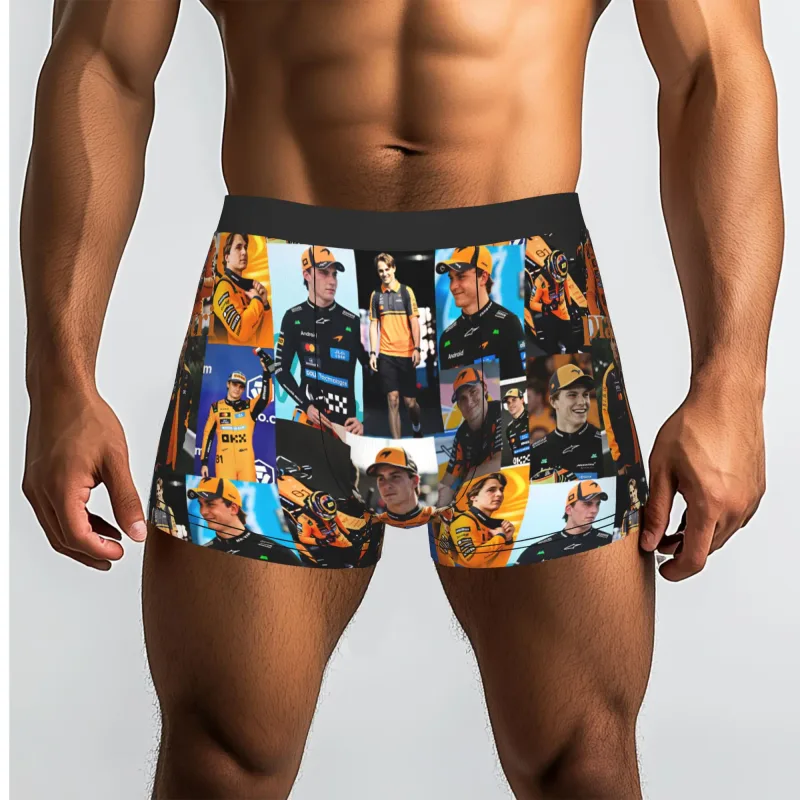 Novelty O-Oscar P-Piastri OP 81 Boxers Shorts Panties Male Underpants Breathable Australian F1 Racing Driver Briefs Underwear