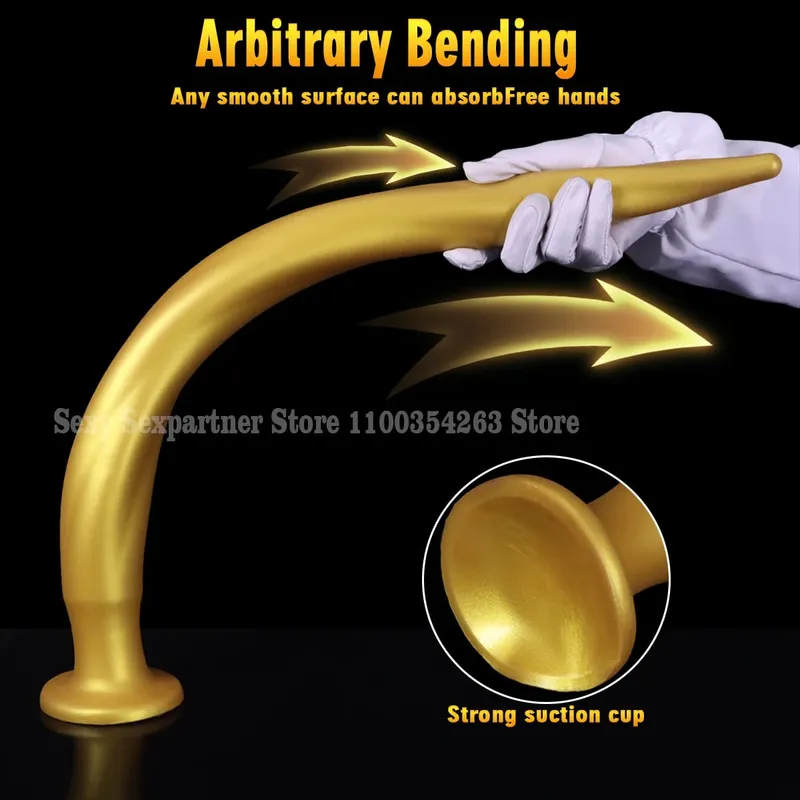 ΝΕΟ Super Long Anal Plug Big Anal Dialator Expander Training Fantasy Large Long σιλικόνης μαλακό ButtPlug Παιχνίδι σεξ για γυναίκες άνδρες ομοφυλόφιλοι