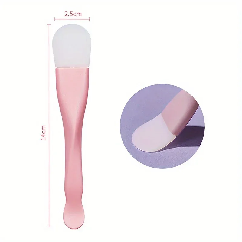 Double Head Silicone Facial Mask Brush Paglilinis ng Mukha Scraper Daub Uri ng Mud Film Espesyal na Brush Beauty Tool Brush Mga Make up Brushes
