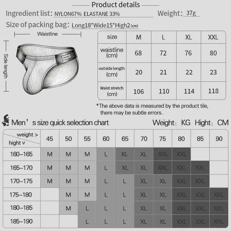 1/2/3PCS New Men's Premium Mercerized Cotton Briefs Ultra‑Thin Breathable Silky Soft Fitness Gym Daily Wear Men Underwear