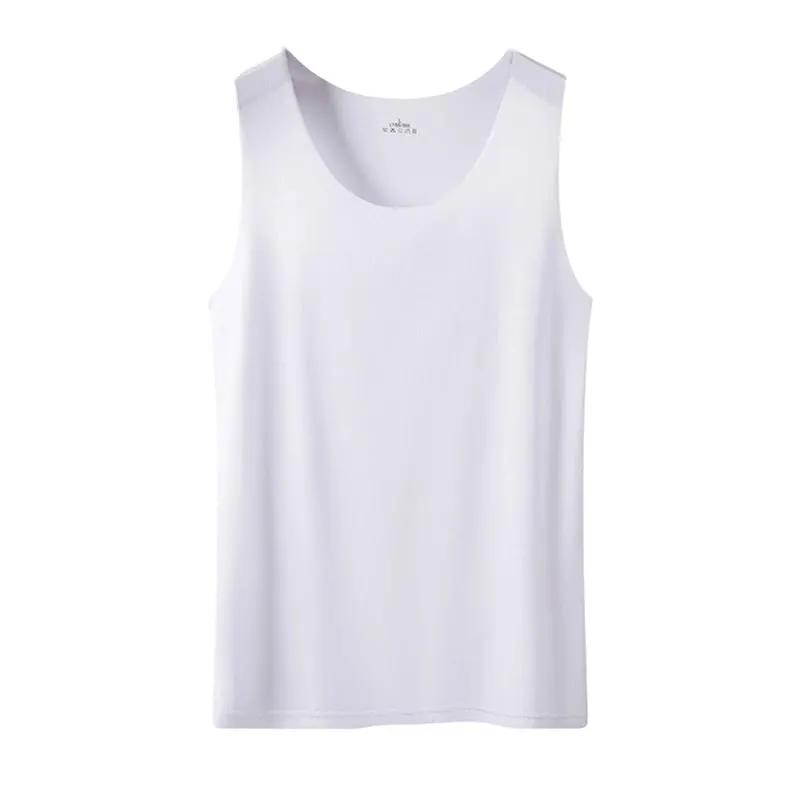 Női Summer Ice Silk Seamless Top Basic Ujjatlan O-nyakú Racerback Athletic Vékony ingek Sima egyszínű Yoga Quick Dropship