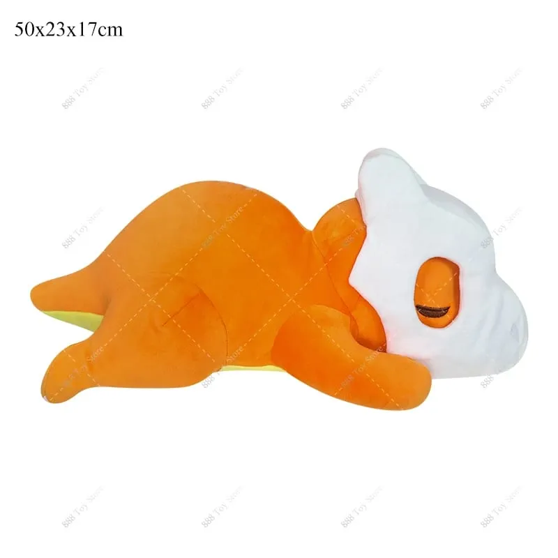 Hot Sale Pokemon Mega Charizard X Sleeping Plush Pillow Series Cute Garchomp Mew Umbreon Cubone Sofa Cushion Stuffed Peluche Toy