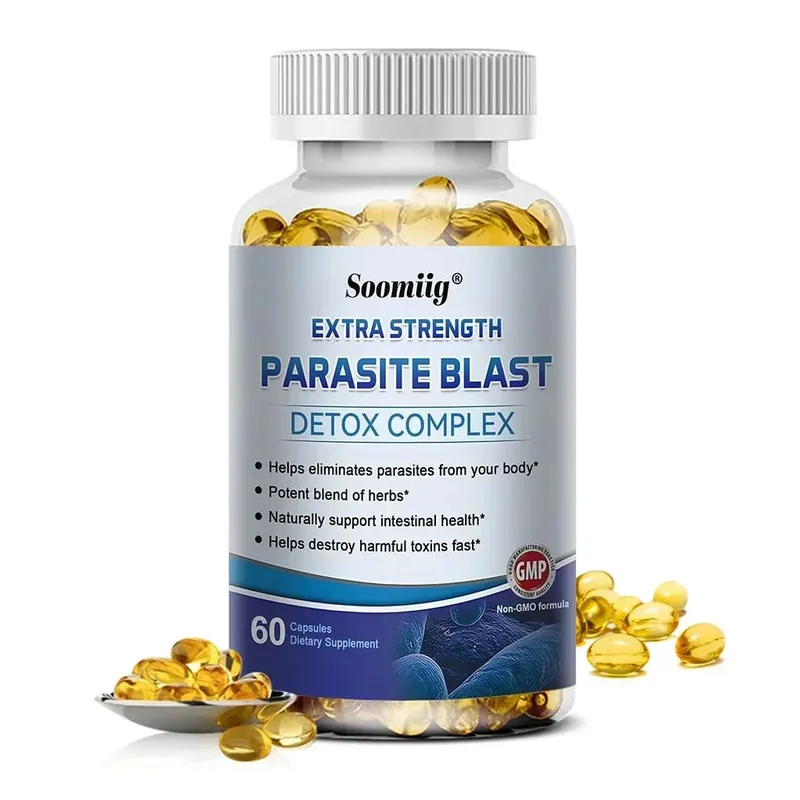 Parasite Blast - Suplemen Pembersih Usus Kesehatan Pencernaan Kesehatan Kekebalan Tubuh Menghilangkan Parasit dan Memperbaiki Pencernaan