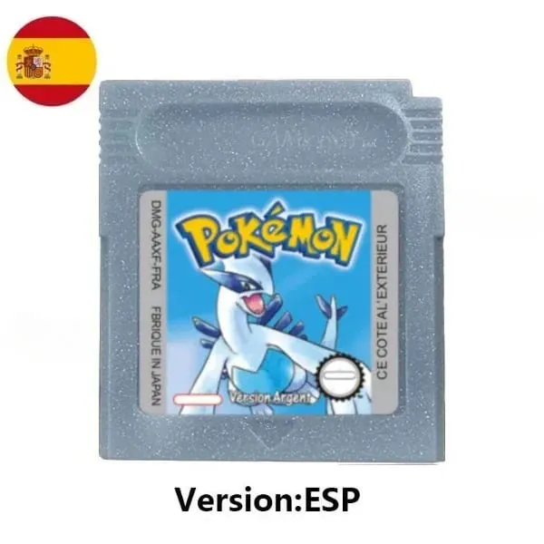 Many style Pokemon Red Blue Crystal Golden Green Silver Yellow GBC Game Card 16 Bit Video Game Cartridge Console Card GB/SP