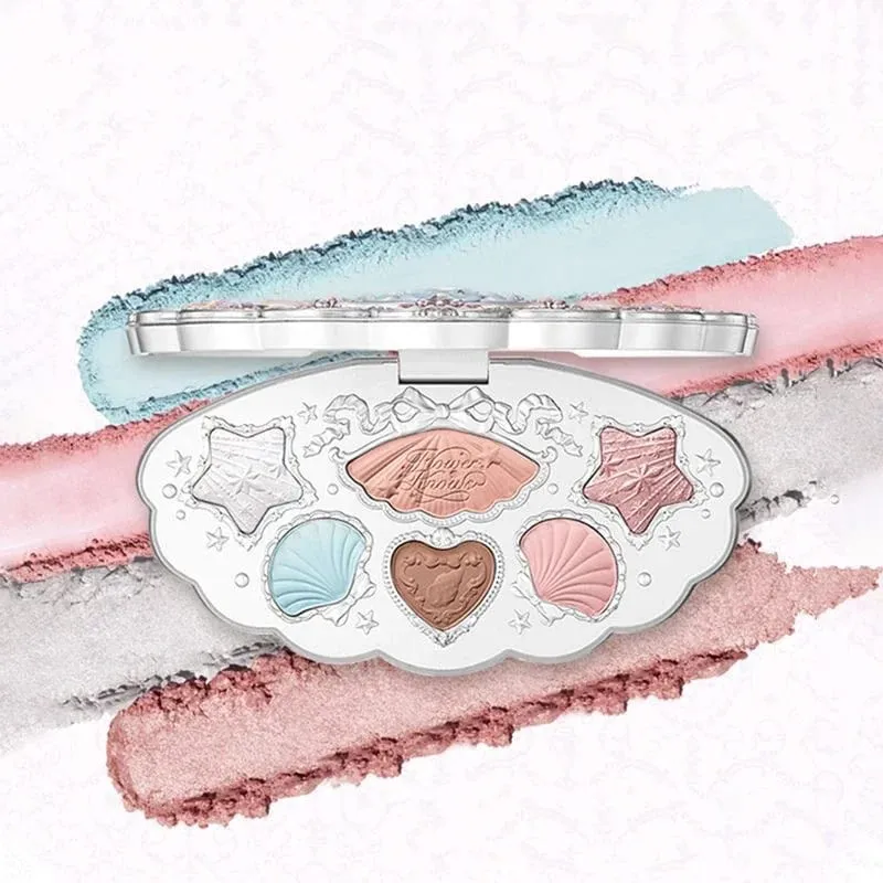 Flower Know Shells Jewel Σετ μακιγιάζ για γυναίκες - Eyeshadow Blush Lip Glaze Full Kit - Σετ δώρου