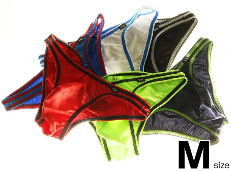 Men Color Block Triangle Briefs Low Rise Fashion Male Underwear Panties