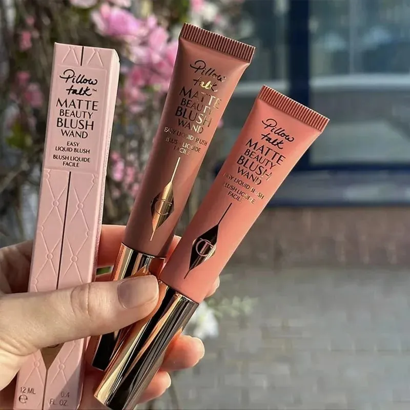 Νέο Charlotte Tilbury Two Color σε σχήμα καρδιάς Powder Blusher Setting Spray Oil Control Powder Blusher Air Cushion Pen Cosmetic