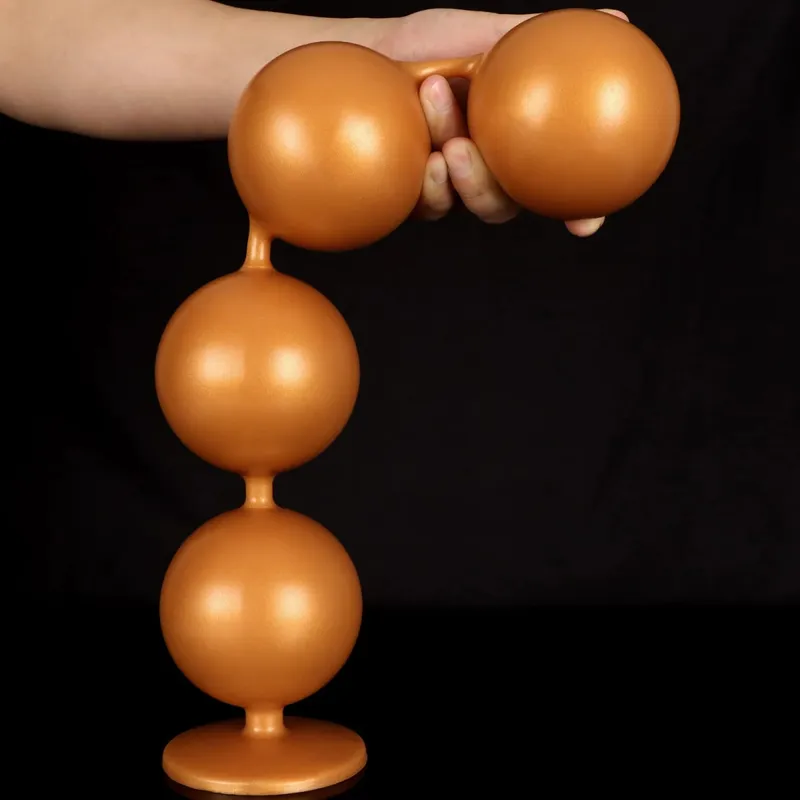 Cuentas anales súper largas, tapón Anal, masaje de próstata, tapón Anal grande, bolas vaginales, estimulación Anal, consolador con cuentas, Juguetes sexuales anales profundos