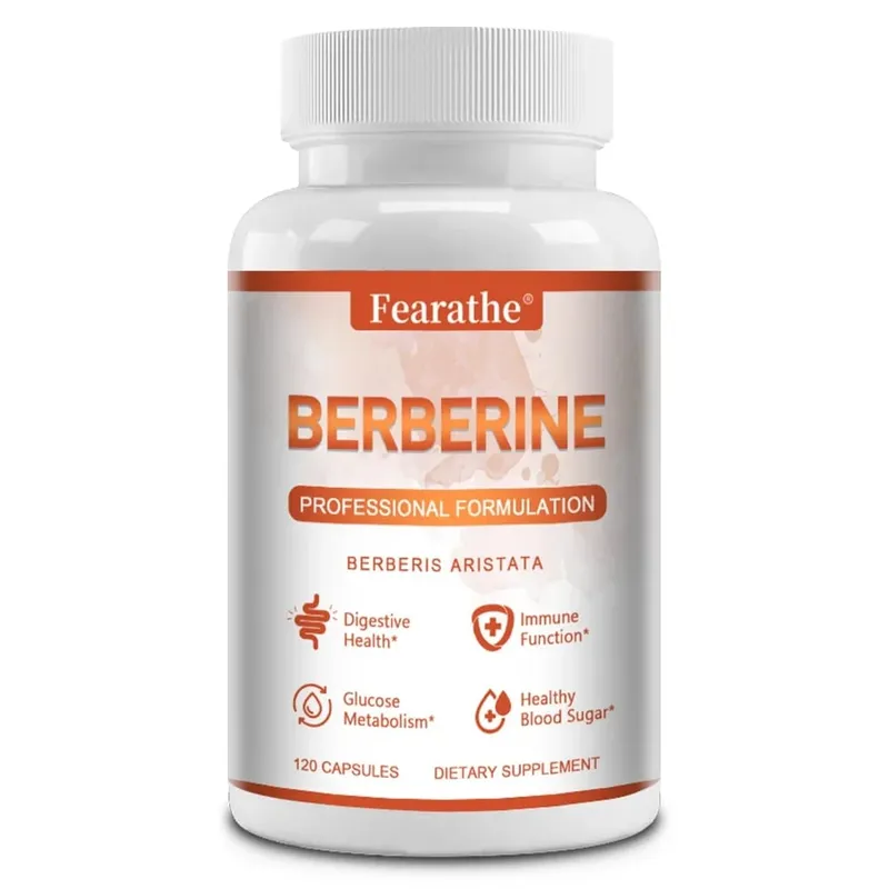 Premium Berberine - Supports Immune System Weight Management Digestive Health and GI Function Supplement 120 Capsules