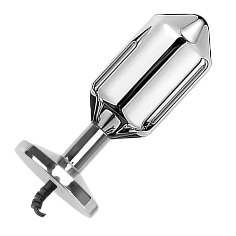 Bi-polar Electro Shock Anal Butt Plug Set Small Medium Large Metal Anal Beads Electric Shock Stimulation Sex Toy