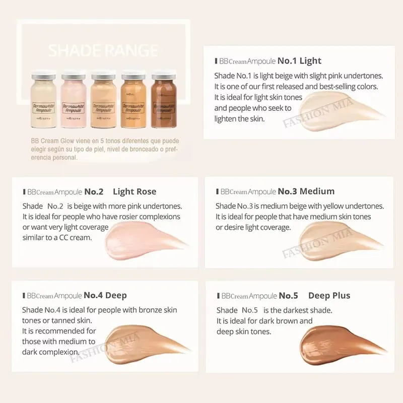 קוריאה 8 מ"ל BB Cream ערכת התחלה למתחילים Niacinamide/Peptide סלמון DNA Essence לחות טיפוח עור הפנים — image 2