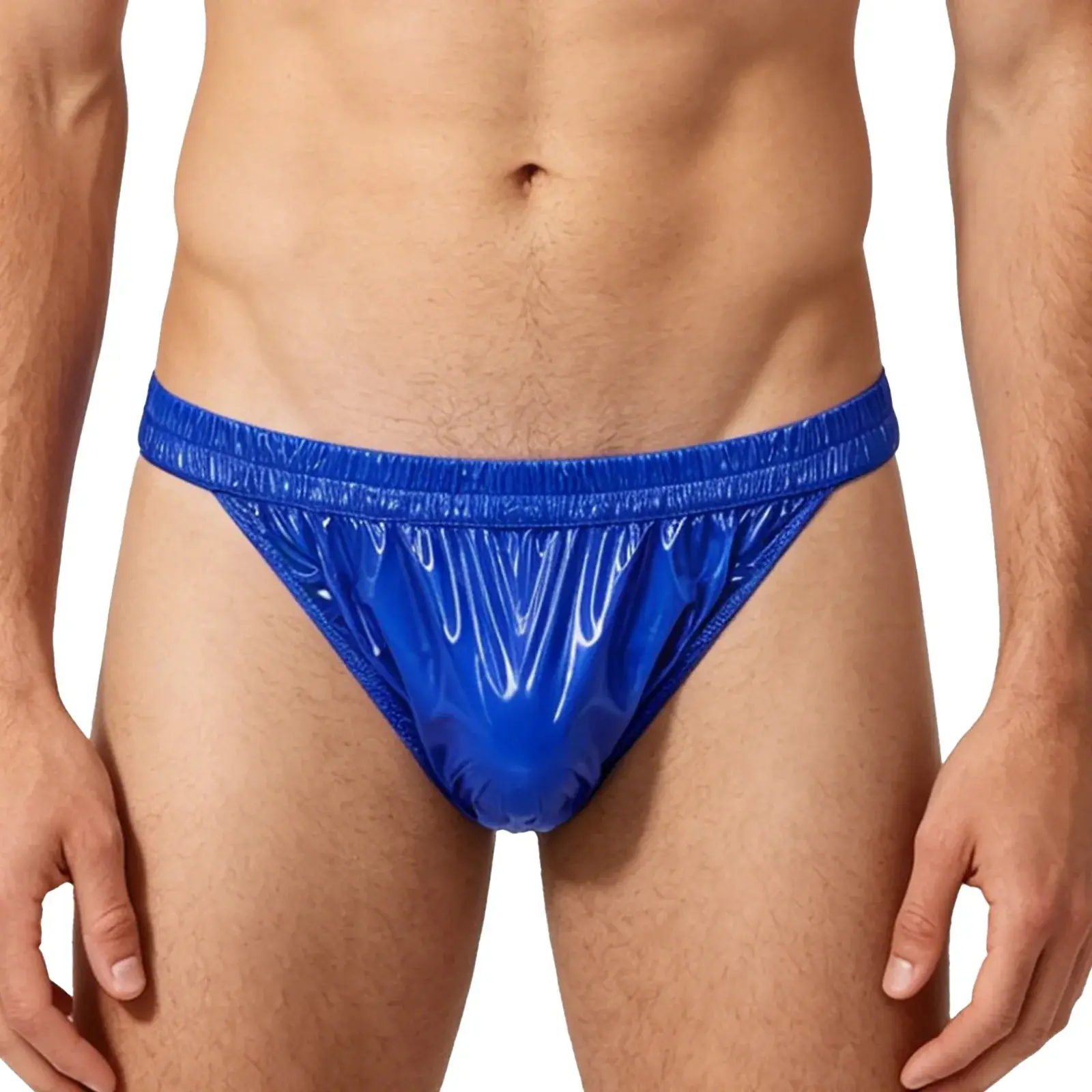 Mens Waterproof Swim Briefs Elastic Waistband Bikini Briefs Swim Bottoms Swimming Surfing Sunbathing Swimwear Bathing Suit