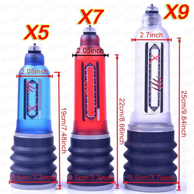 X5 X7 X9 Male Enlargement Penis Extender Stretcher Edge System Sex Toys for Men Penile Pump Enhancer Strap Kit Male Masturbator