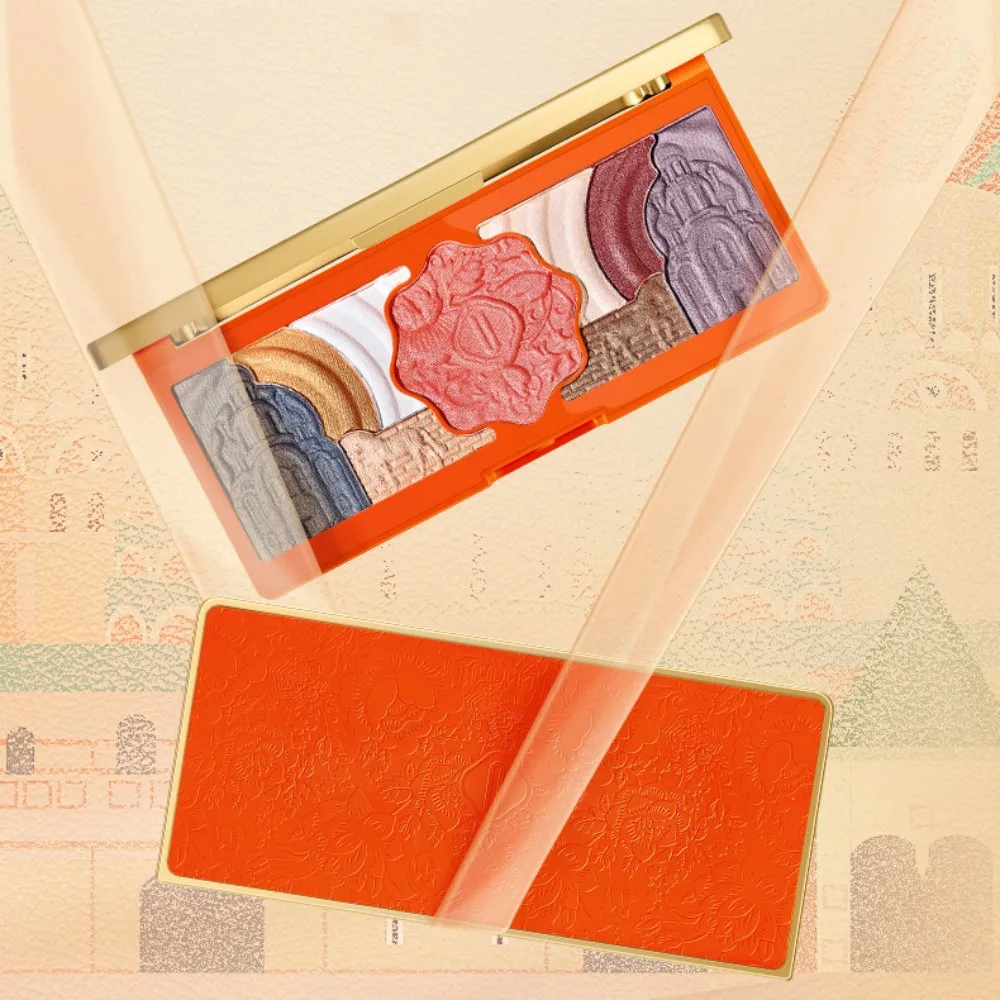 סט איפור לחג המולד קופסת מתנה BB Cream Lipstick אייליינר צלליות עיפרון גבות יופי איפור קוסמטיקה מתנת חג