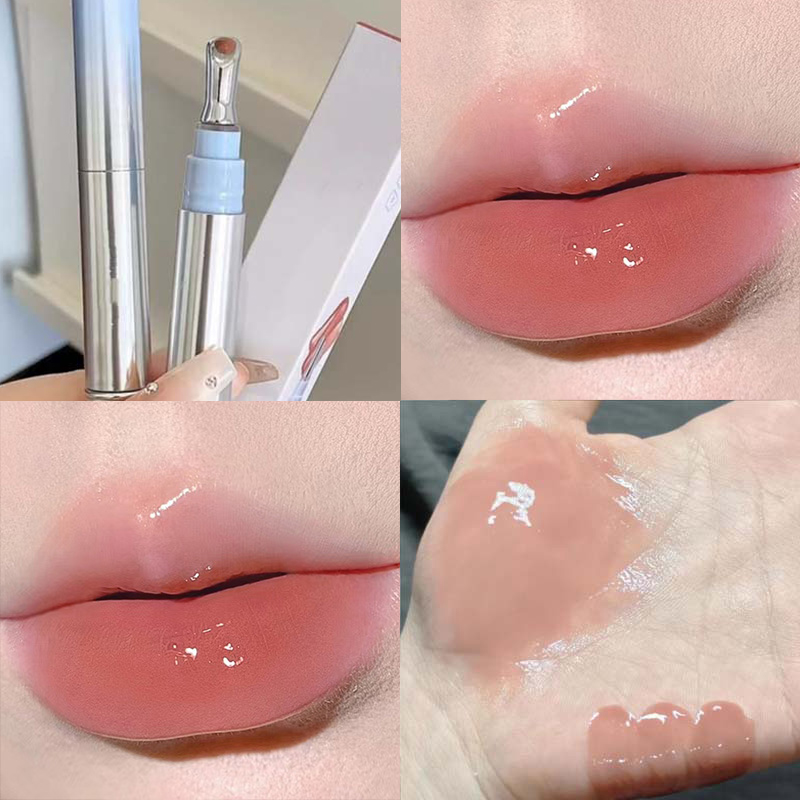 Mirror Watery Essence Lip Gloss עמיד לאורך זמן לא דביק שפתון נוזלי שופע ג'לי Lip Glaze איפור גוון לחות לשפתיים