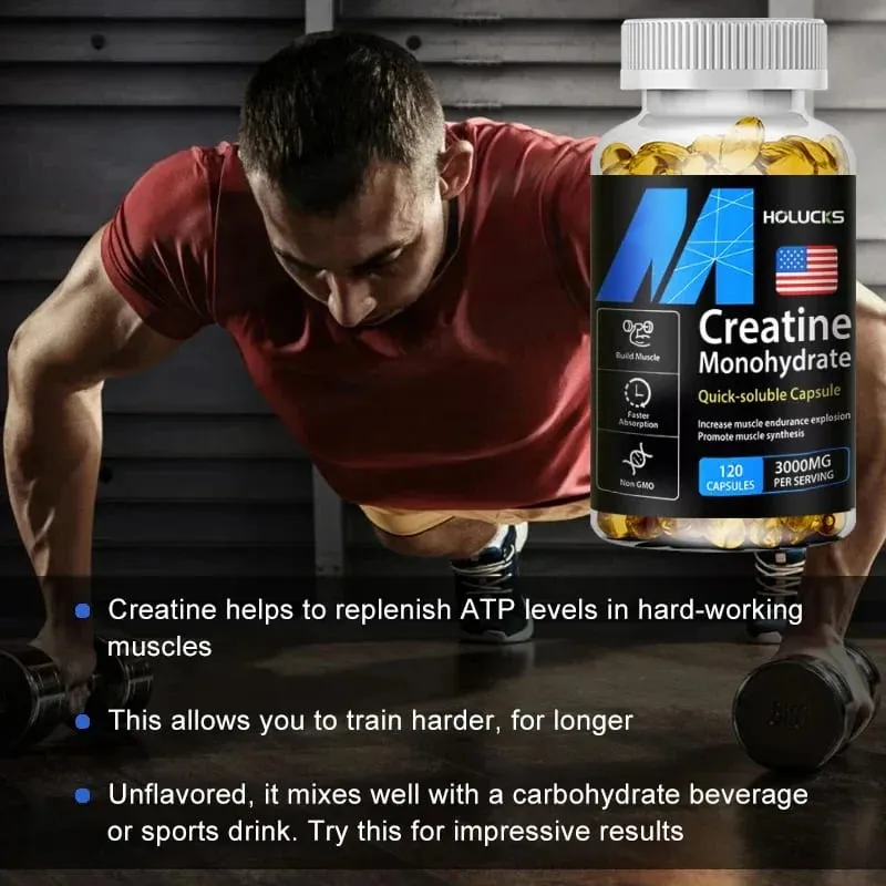 Αγοράστε 2 Πάρτε 2 Δωρεάν! Οι κάψουλες Pure Creatine Monohydrate υποστηρίζουν τη μυϊκή ανάπτυξη δύναμη και απόδοση ενισχύουν τη γνωστική λειτουργία