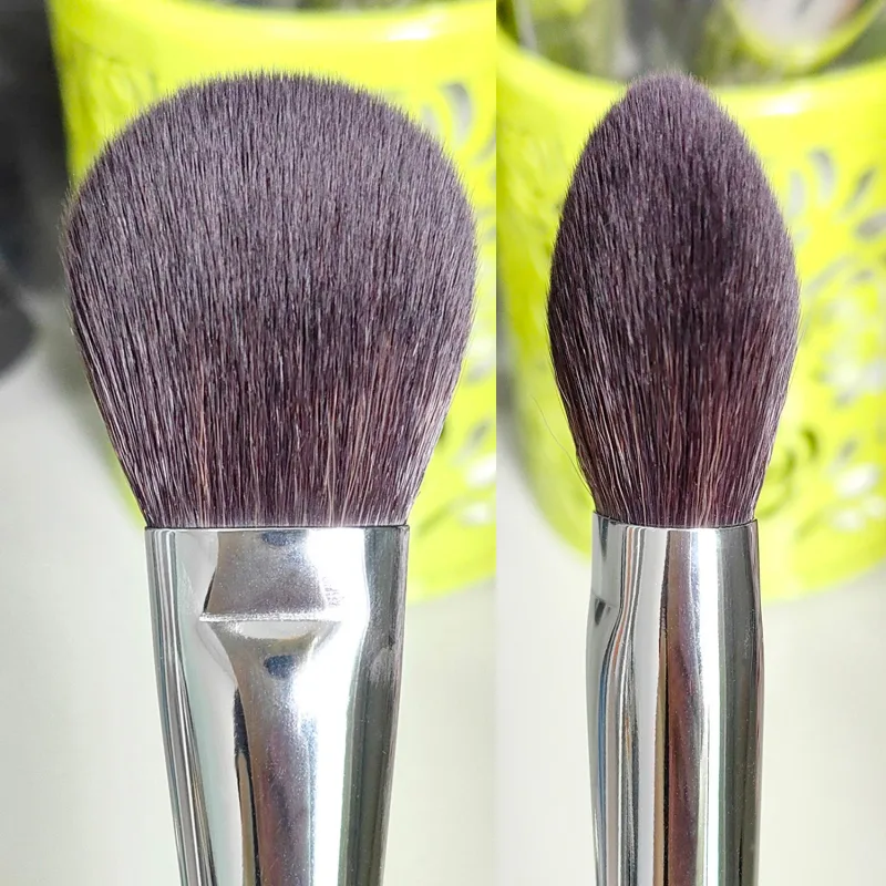 Vela.Yue 2 Buah Set Kuas Rias untuk Kit Alat Kecantikan Kosmetik Luminizer Highlighter Bedak Wajah