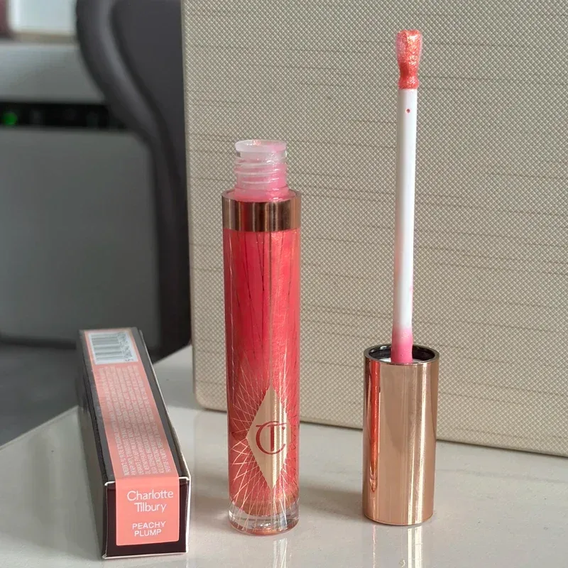 Πολυτελές CT Multicolored Water Light Lip Gloss Lasting Hydrating Lip Balm σε σχήμα καρδιάς Tip Lip Brush&Jelly Lip Gloss Makeup Gift