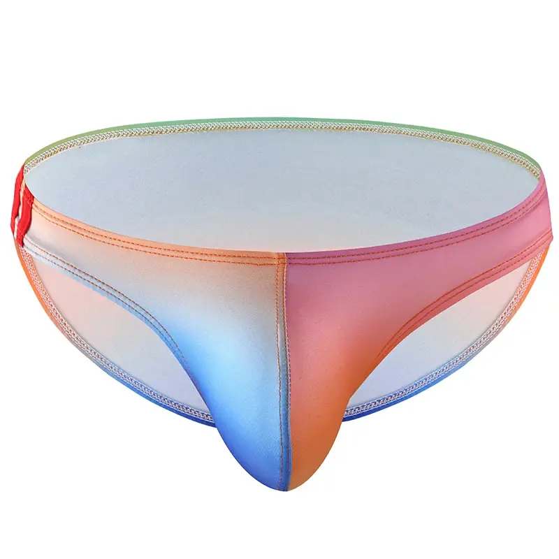 Men's Underwear Breathable Panties Fashion Printed Underpants Low Waist Lingerie Briefs
