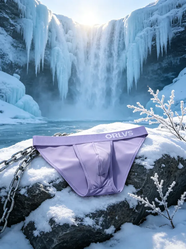 Mens Triangle Underwear Solid Basic Tone Wide Stretch Waist Trim 3D Contour Pouch Soft Airy Trendy Mens Underpants